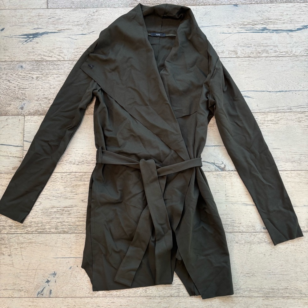 Ruti Olive Green Women's The Forever Wrap Jacket